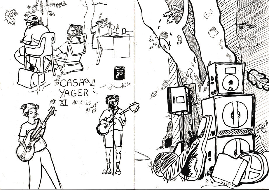 Life Drawing Sketches | Ink on sketcbook