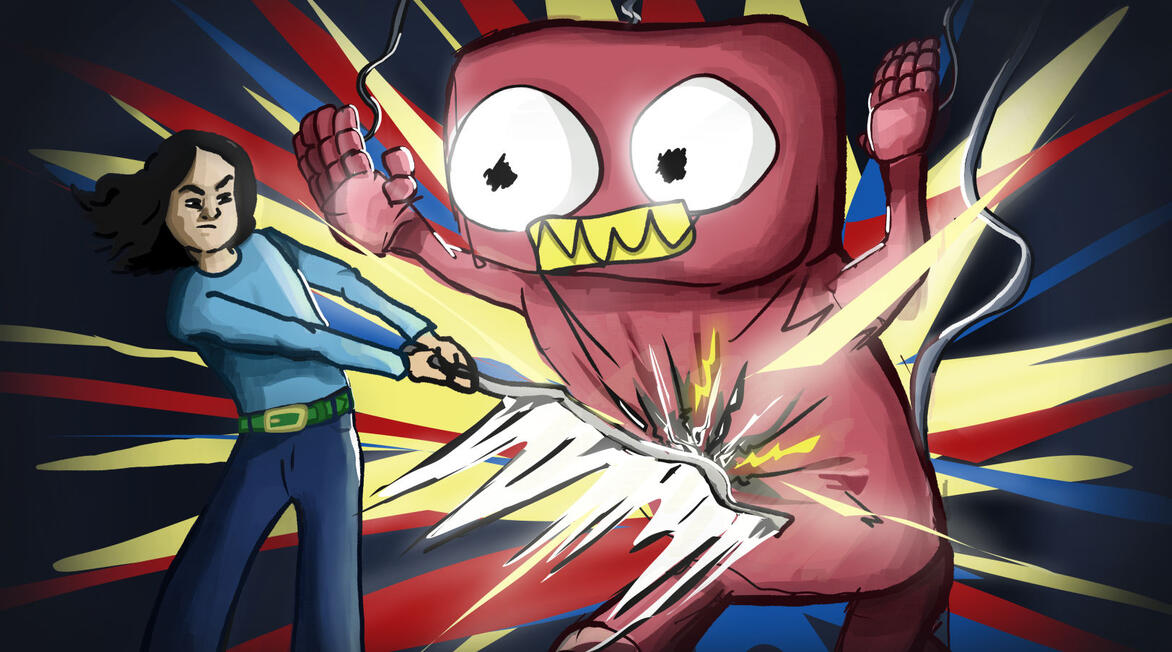 Vs Puppet Machine | Digital Illustration